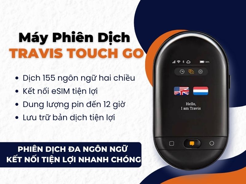 Máy Phiên Dịch Ngôn Ngữ Travis Touch Go